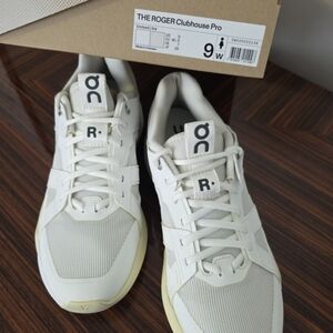 On “The Roger Clubhouse Pro”  Exclusive White Ivory Tennis